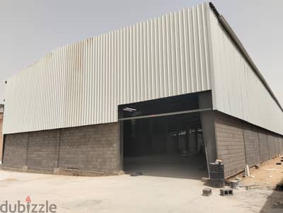 مصنع للايجار بمنطقة ال٦ مليون
