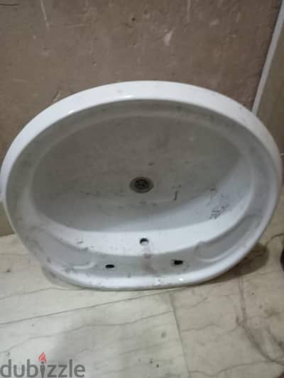 حوض حمام شكل بيضاويج٠