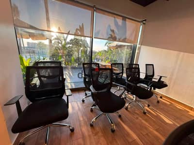 Office 128m for rent in Cairo Business Park, Al Tagamoa