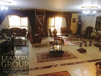 Apartment for sale – Al-Nuzhah Al-Jadidah  Taha Hussein Street   Area: 300 m  Seventh floor – Building with 2 elevators