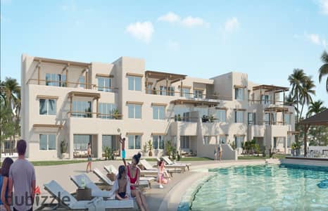 شاليه للبيع في هاسيندا ويست ، راس الحكمة ، الساحل الشمالي ، أرضي بجاردن