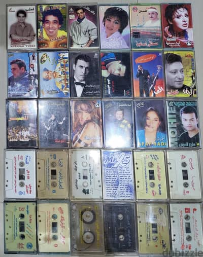 عدد ٣٠ شريط كاسيت اصلى