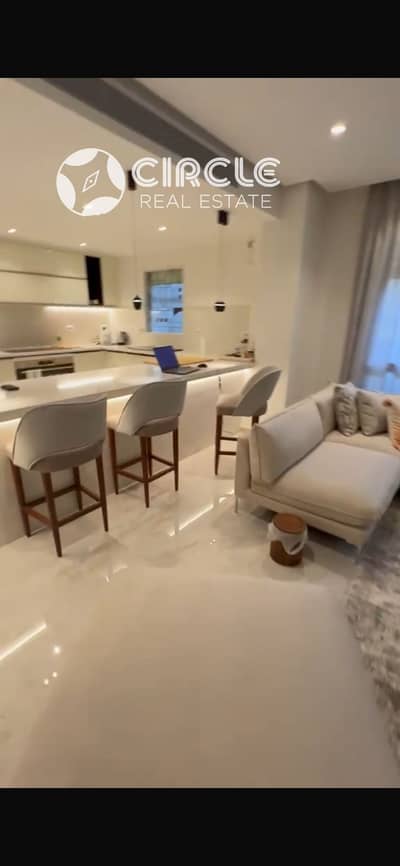 Fully Finished Fully Furnished Premium View 322 sqm Duplex with 60 sqm Garden For Rent In Sky Condos Villette Sodic 5th Settlement New Cairo Near AUC