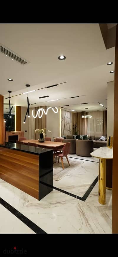 furnished apartment for rent 133 meter 2bedrooms prime location in mountain view hyde park compound