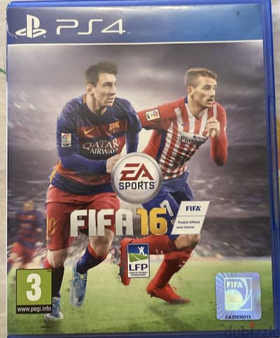  FIFA 16 للبلايستيشن 4 (PS4) – نسخة أصلية بحالة