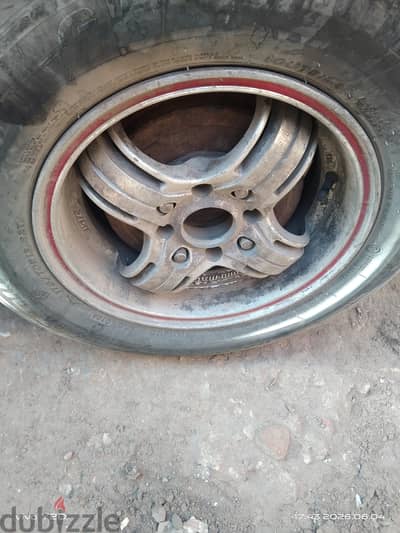 اربع جنوط اسبور الامونيوم للبيع بحاله جيده