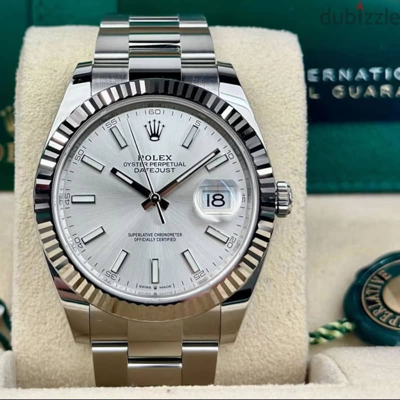 Rolex Datejust 41 — Silver Dial, Fluted Bezel 3