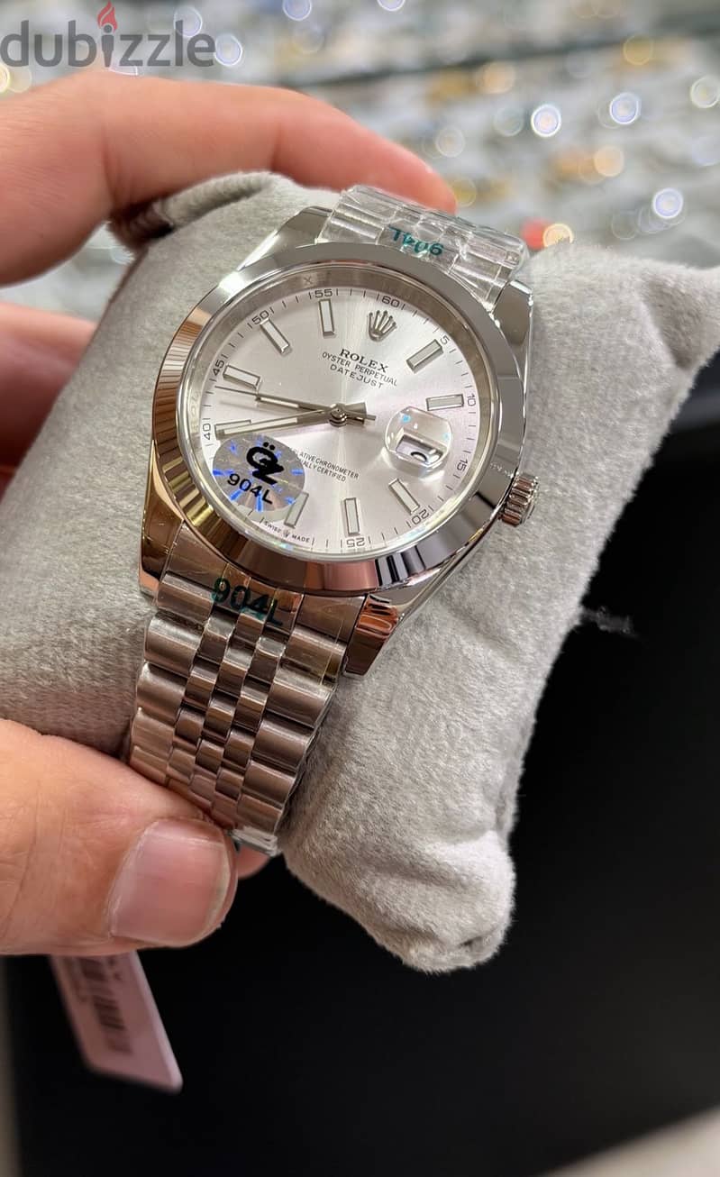 Rolex Datejust 41 — Silver Dial, Fluted Bezel 1