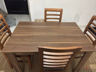 Dining table with chairs