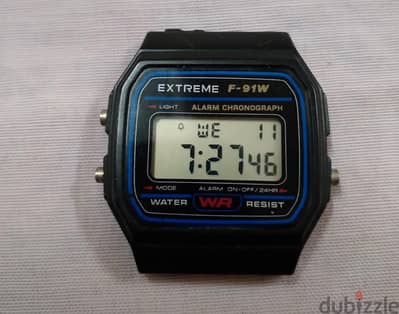 ساعة للبيع نوع   EXTREME  f- 91w