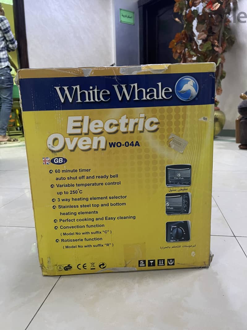 White whale electric oven 1