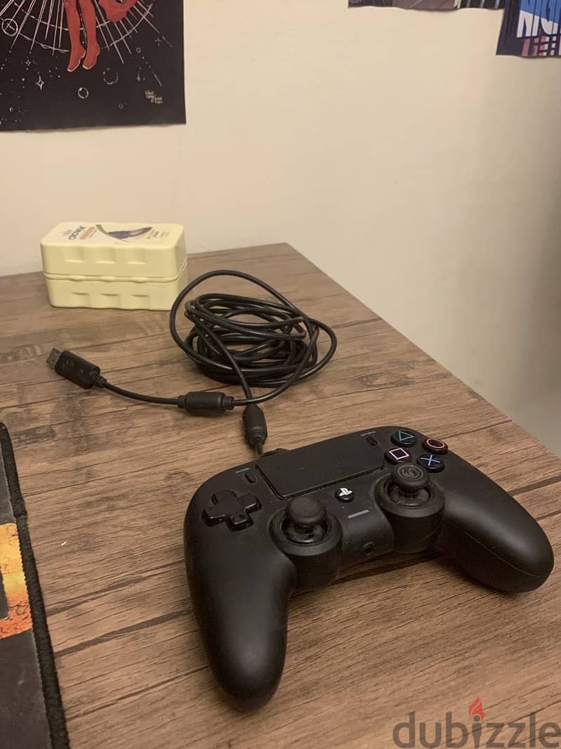 PlayStation 4 slim limited edition with nacon controller wired 1