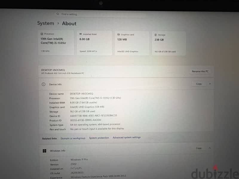 Hp probook 450 15.6 2
