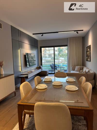 Fully Furnished Apartment with a Direct Pool View for Rent at V-Residences, Sodic Villette