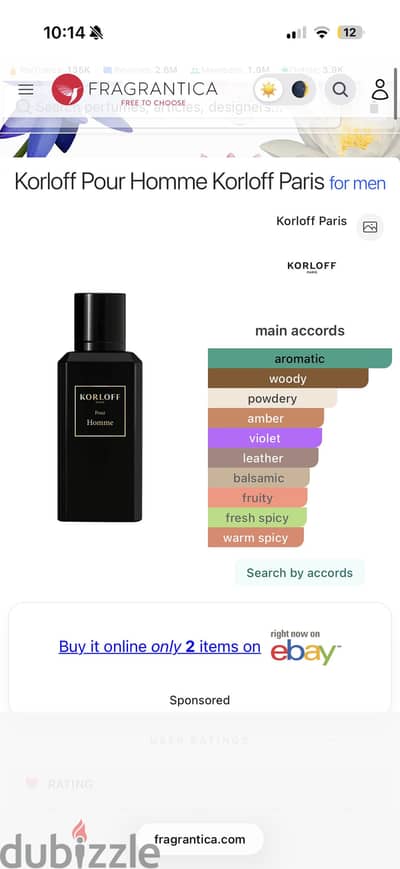 korloff pour homme