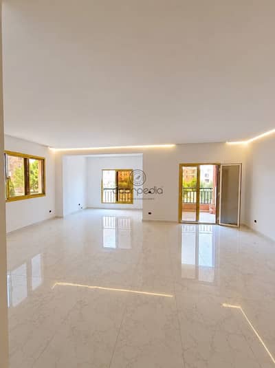 Super Lux Apartment for Sale in South Academy New Cairo 210 sqm First Floor 3 Bedrooms including Master Prime Location Ready to Move