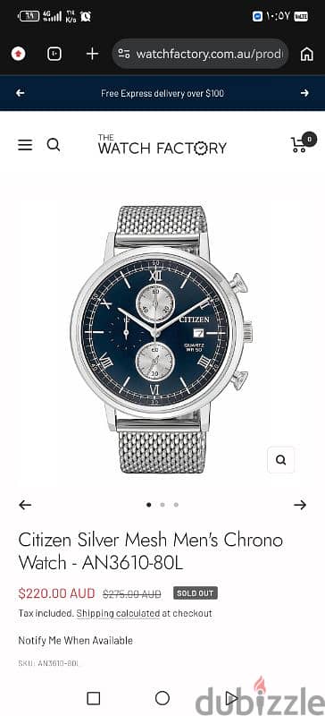 Citizen AN3610-80L