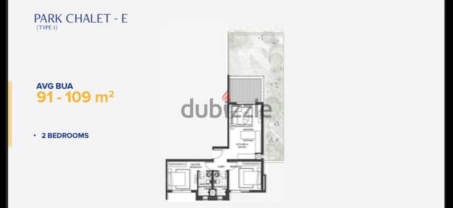 2BR - 109m2 Resale Chalet in Jefaira Quayside Ras Al Hekma - No Over
