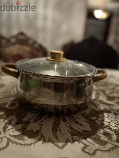 حلة استانلس ستيل ماركة Happy Home