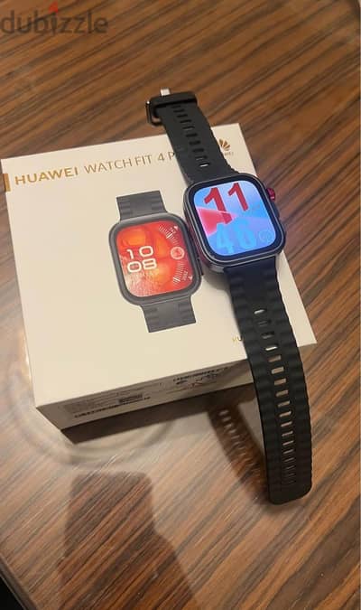 HUAWEI WATCH FIT4 PRO كسر زيرو بجميع مشتملاتها ضمان محلي