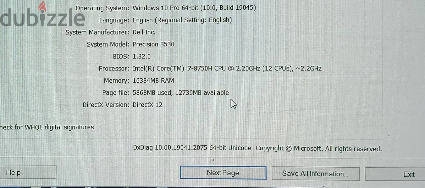 لابتوب Dell 4