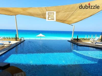 فيلا فاخرة للإيجار في مراسي، الساحل الشمالي  موقع مميز على شاطئ البحر بإطلالة بانورامية خلابة مفروشة بأحدث التشطيبات وأعلى معايير الفخامة شاطئ خاص