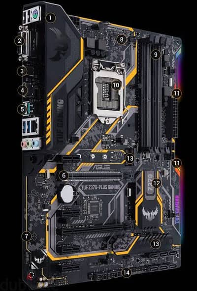 معالج i5 تامن مع بورده z370 بالكولر الاستوك