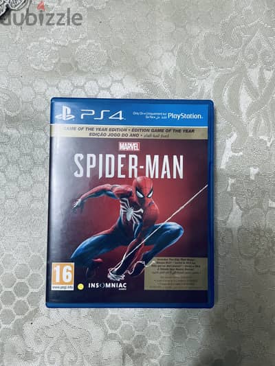 Spider Man PS4 cd