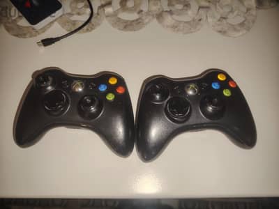 x box 360 E بدرعين و كينيكت و 36 لعبة و بهارد٣٠٠ جيجة