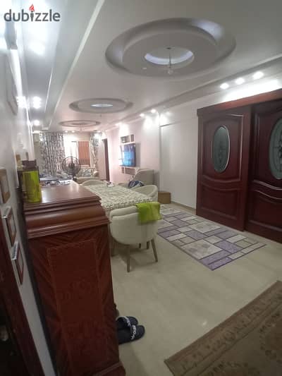 Super Deluxe Apartment 3 Rooms and Reception 3 Pieces Two Bathrooms Two Elevators in Al-Sagh Street Abd El-Salam