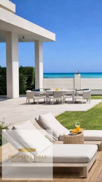 Instant chalet with furniture and air conditioning in Marina 5 at a special discount direct sea view on the coast beach