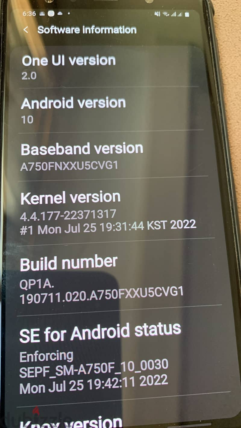 Samsung A7 4