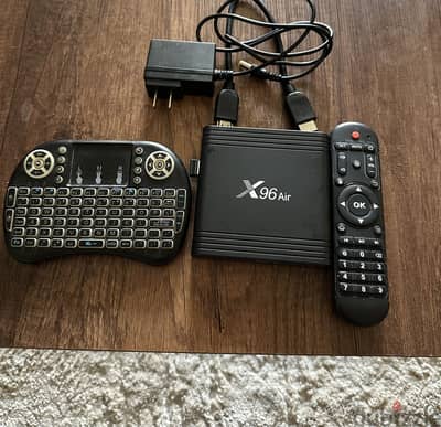 X96 Air TV Box (4G/32G) + ميني كيبورد وايرليس