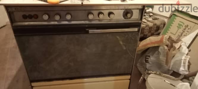 بتوجاژ جليم اصلى 5شعله بحاله جيده جدا غاز  80*50