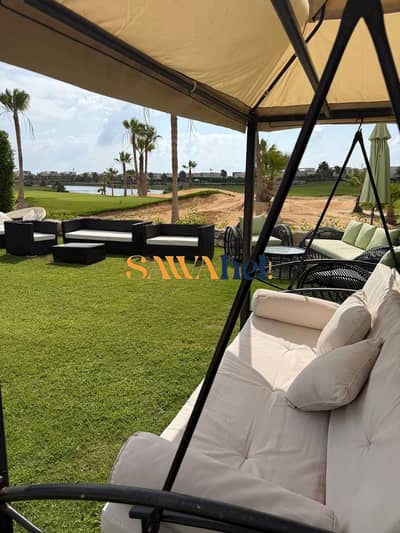 للبيع شاليه أرضي مميز في Hacienda Bay  الساحل الشمالي قل سعر في الماركت لسرعة البيع  فيو بانوراما جولف وبحيرة مباشرة
