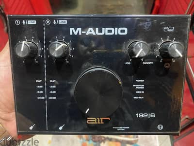 كارت صوت احترافي M Audio Air بحالته
