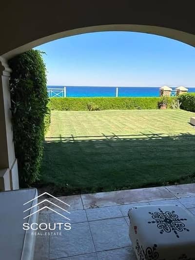 Ready-to-move chalet 140m for sale in La Vista Gardens, Ain Sokhna. Fully finished with sea & pool views.