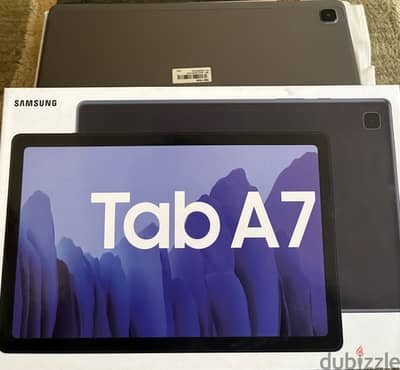 Tablt samsung (A7) with the box without charger for sale Tablt samsung (A7) with the box without charger for sale