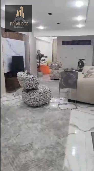 Furnished apartment for rent | First use | Excellent location near the Corniche and the metro    Unique opportunity to rent a smart apartment with super lux finishing, fully furnished with brand new furniture and appliances