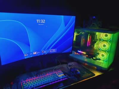 تجميعه pc كامله هاي اند للجيمنج و المنتاج والجرافيك و الريندر  استريم