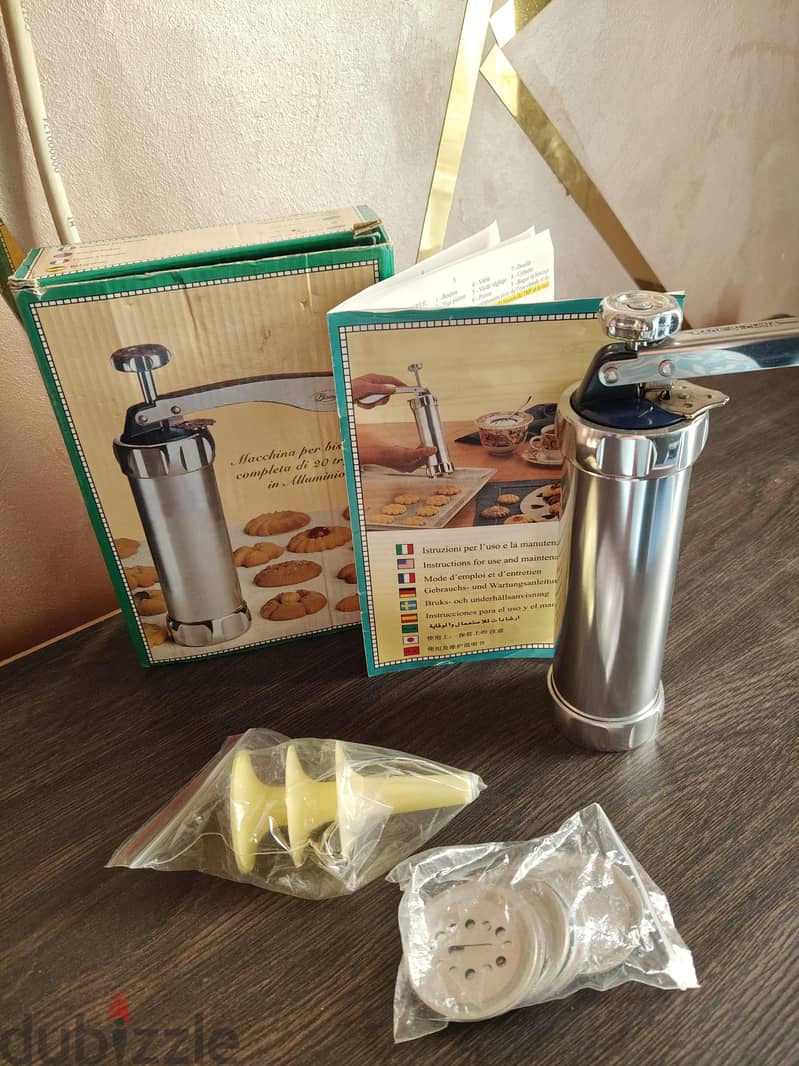 aluminum cookie press / biscuit maker 1
