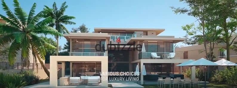 T5 Villa for Sale in South Med, First Row Marina, a Location That Will Not Be Repeated in the First Area Villas