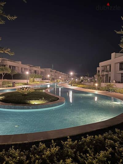 Early delivery Town house pool view in Sheikh Zayed In front of Beverly Hills