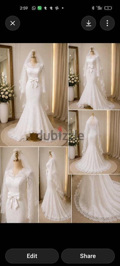 elegant wedding dress