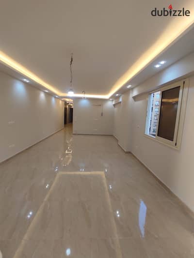 Apartment for rent, 155 sqm, first-time occupancy, super-lux finish. Located in Zahraa El Maadi (Upper Merag, Neighborhood 10).