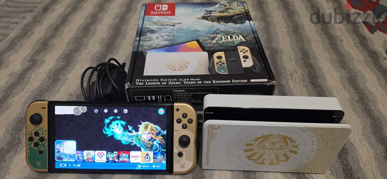 Nintendo switch oled zelda edition 1
