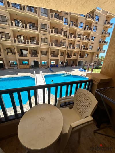 Bedroom Apartment | Two Single Beds and a Sofa Bed | Side Sea View and Swimming Pool – Turtles Beach