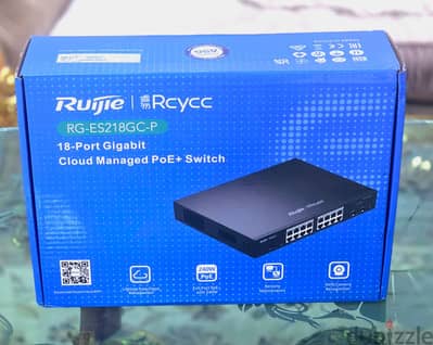 السويتش السحابي الذكي Ruijie RG-ES218GC-P