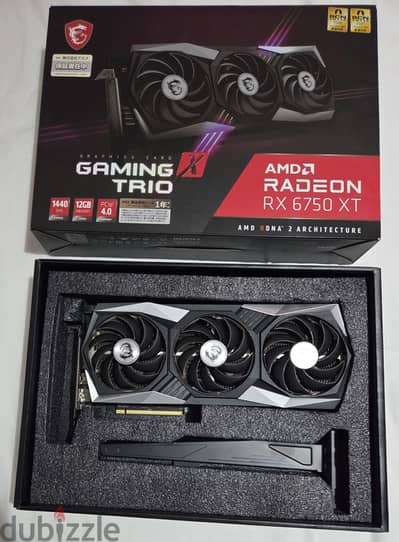 MSI Radeon RX 6750 XT GAMING X TRIO 12G – Like New Condition