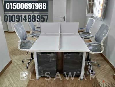 خلية عمل-ورك ستيشن خشب mdfاسباني- اثاث مكتبي-work station- partiton